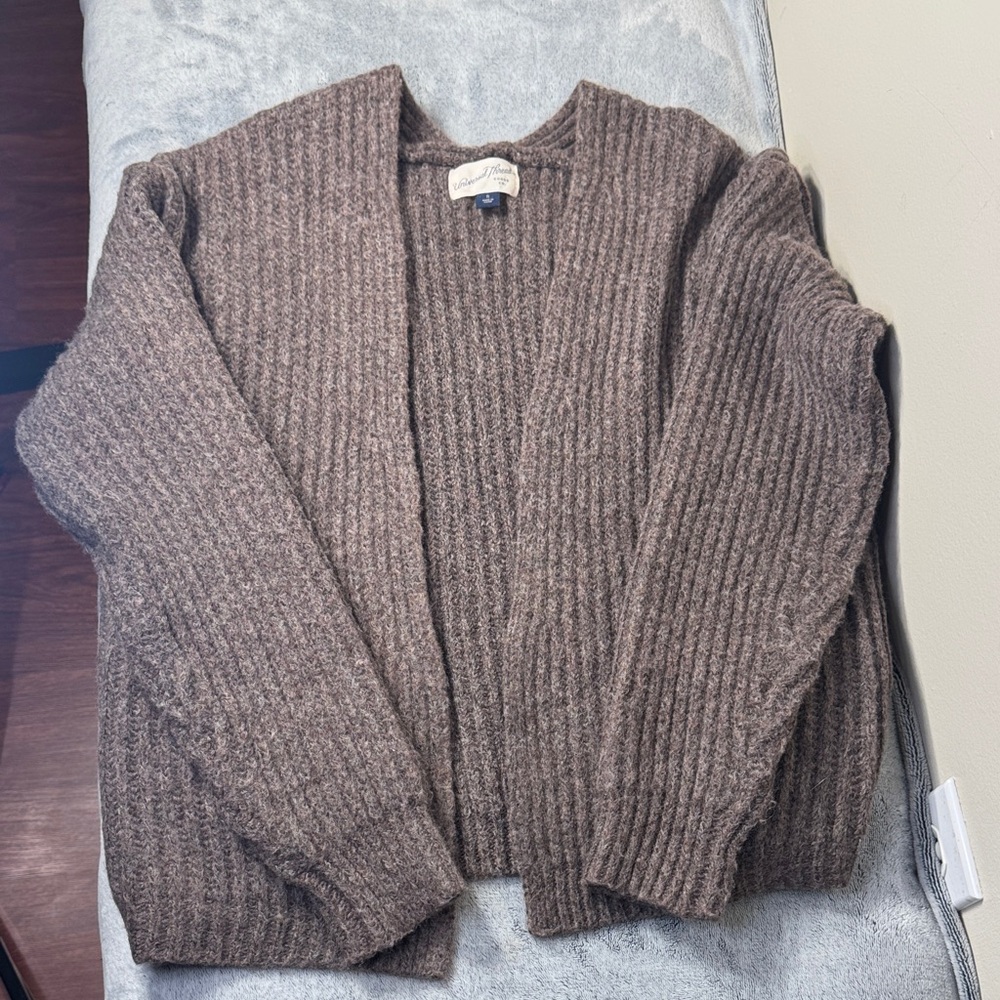 Universal Thread Brown Cozy Wool-Blend Cardigan - Size Small - NEW